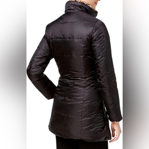 Jones New York Women's Reversible Rain Jacket, Animal Printed - Size M - Picture 3 of 4